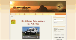 Desktop Screenshot of das-fernweh-mobil.de